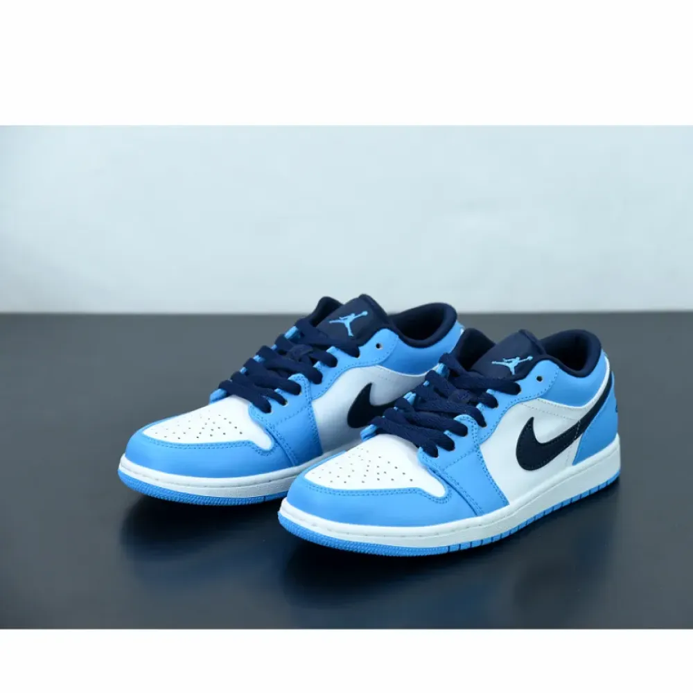 Air Jordan 1 Low “Dark Powder Blue”  553558-144