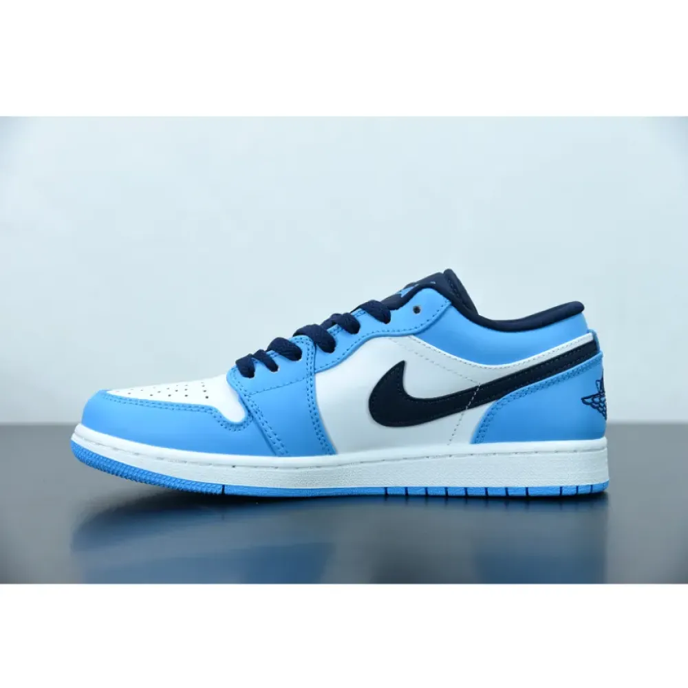 Air Jordan 1 Low “Dark Powder Blue”  553558-144