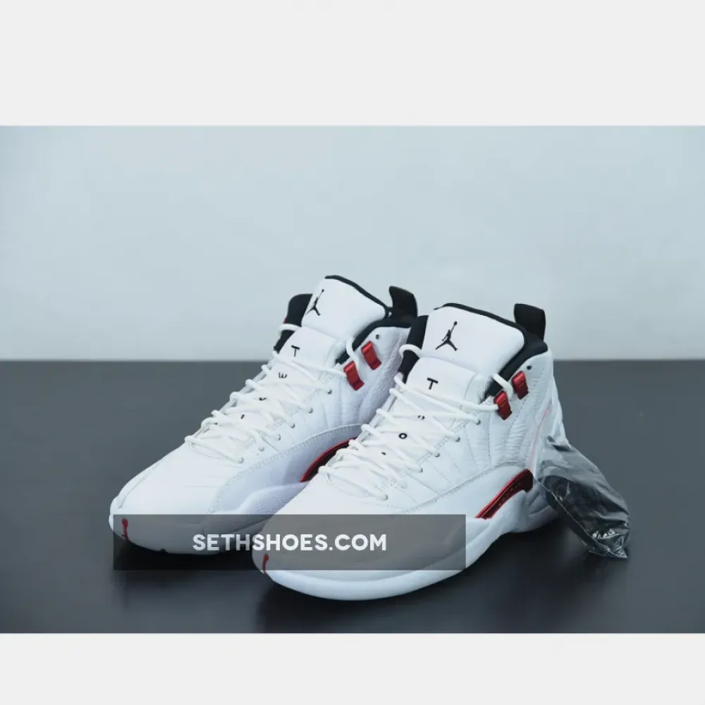 Air Jordan 12 “Twist” White/University Red-Black  CT8013-106