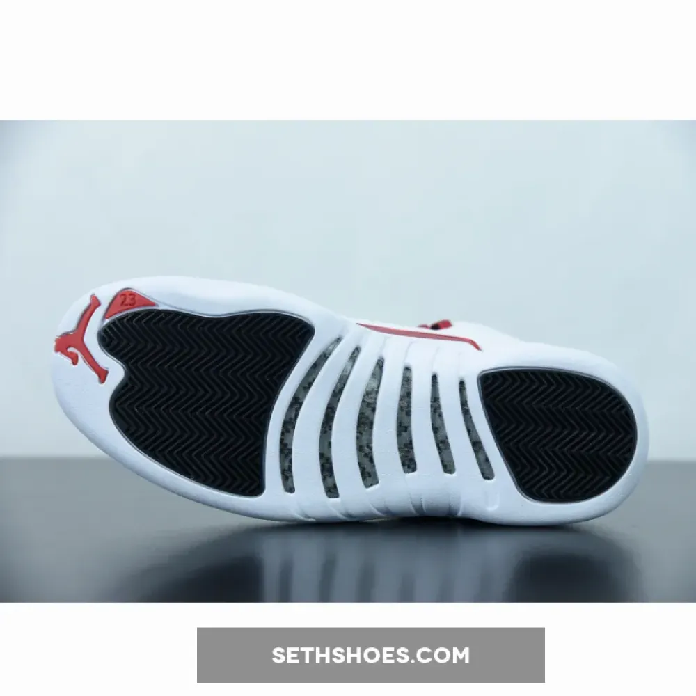 Air Jordan 12 “Twist” White/University Red-Black  CT8013-106