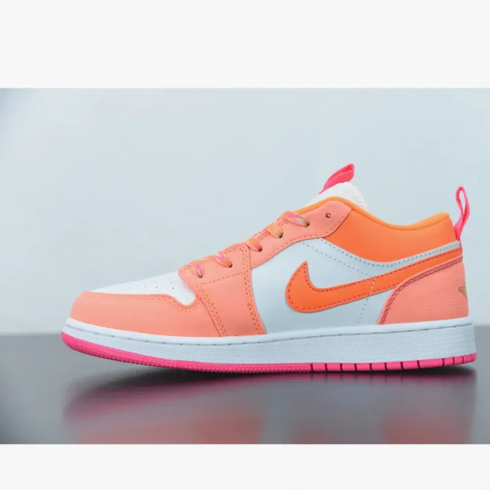 Air Jordan 1 Low Utility GS Pink White  DJ0530-801