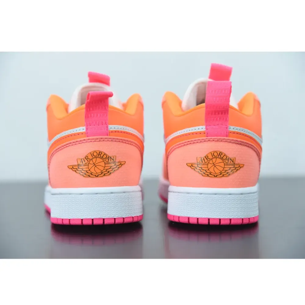 Air Jordan 1 Low Utility GS Pink White  DJ0530-801