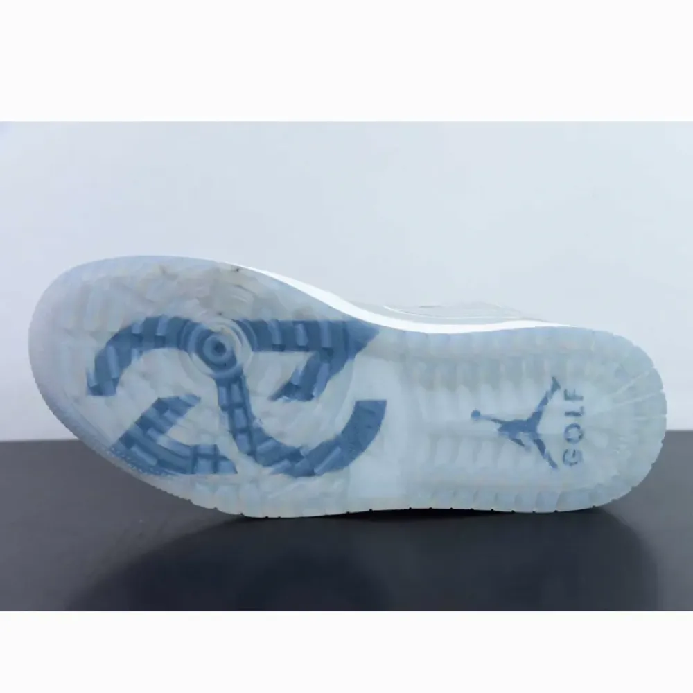 Air Jordan 1 High Golf “Gift Giving” Metallic Silver White  FD6815-001