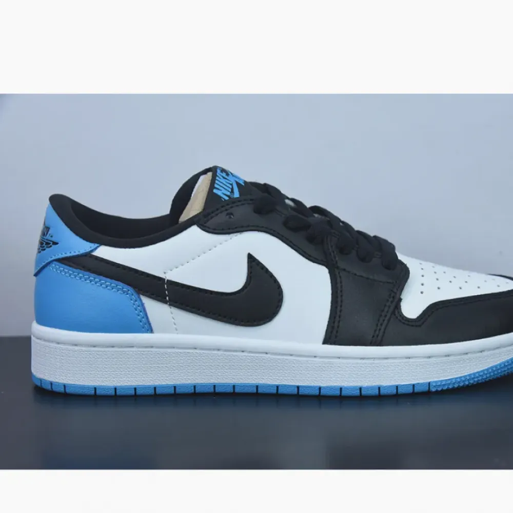 Air Jordan 1 Low OG ‘UNC’ White/Dark Powder Blue-Black  CZ0790-104
