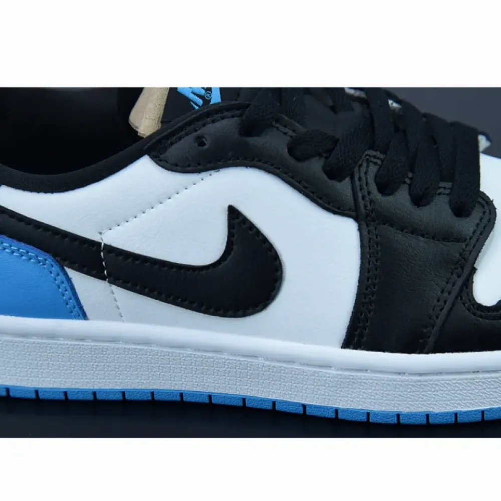 Air Jordan 1 Low OG ‘UNC’ White/Dark Powder Blue-Black  CZ0790-104