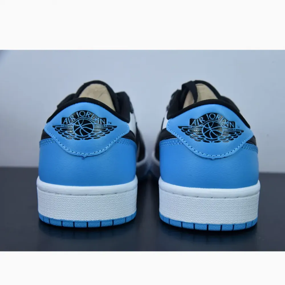 Air Jordan 1 Low OG ‘UNC’ White/Dark Powder Blue-Black  CZ0790-104