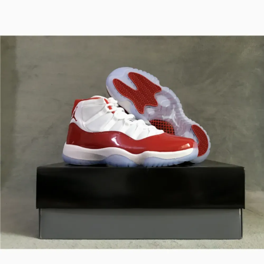 Air Jordan 11 “Cherry” White/Varsity Red/Black  CT8012-116