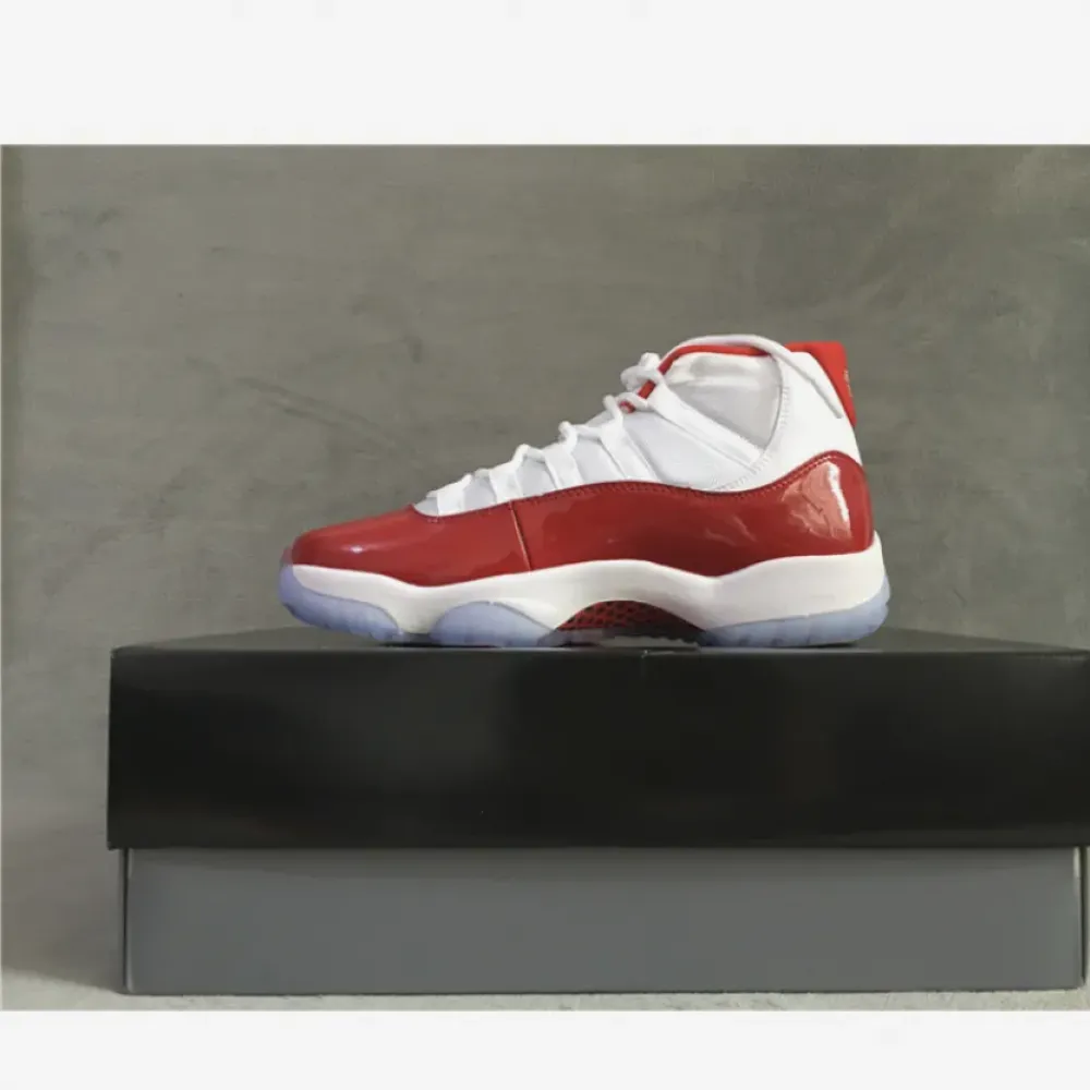 Air Jordan 11 “Cherry” White/Varsity Red/Black  CT8012-116