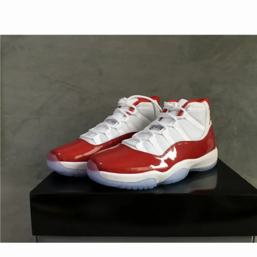 Air Jordan 11 “Cherry” White/Varsity Red/Black  CT8012-116
