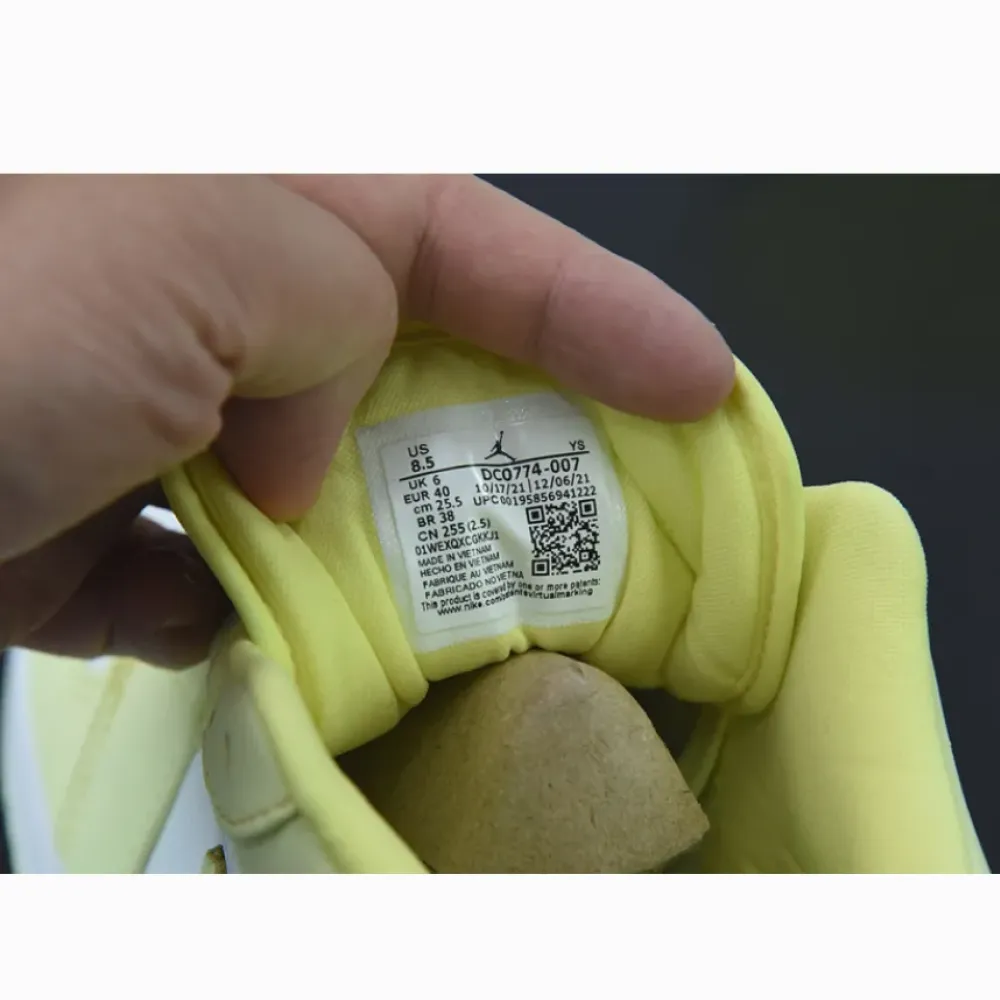 Air Jordan 1 Low Lemon Twist White  DC0774-007