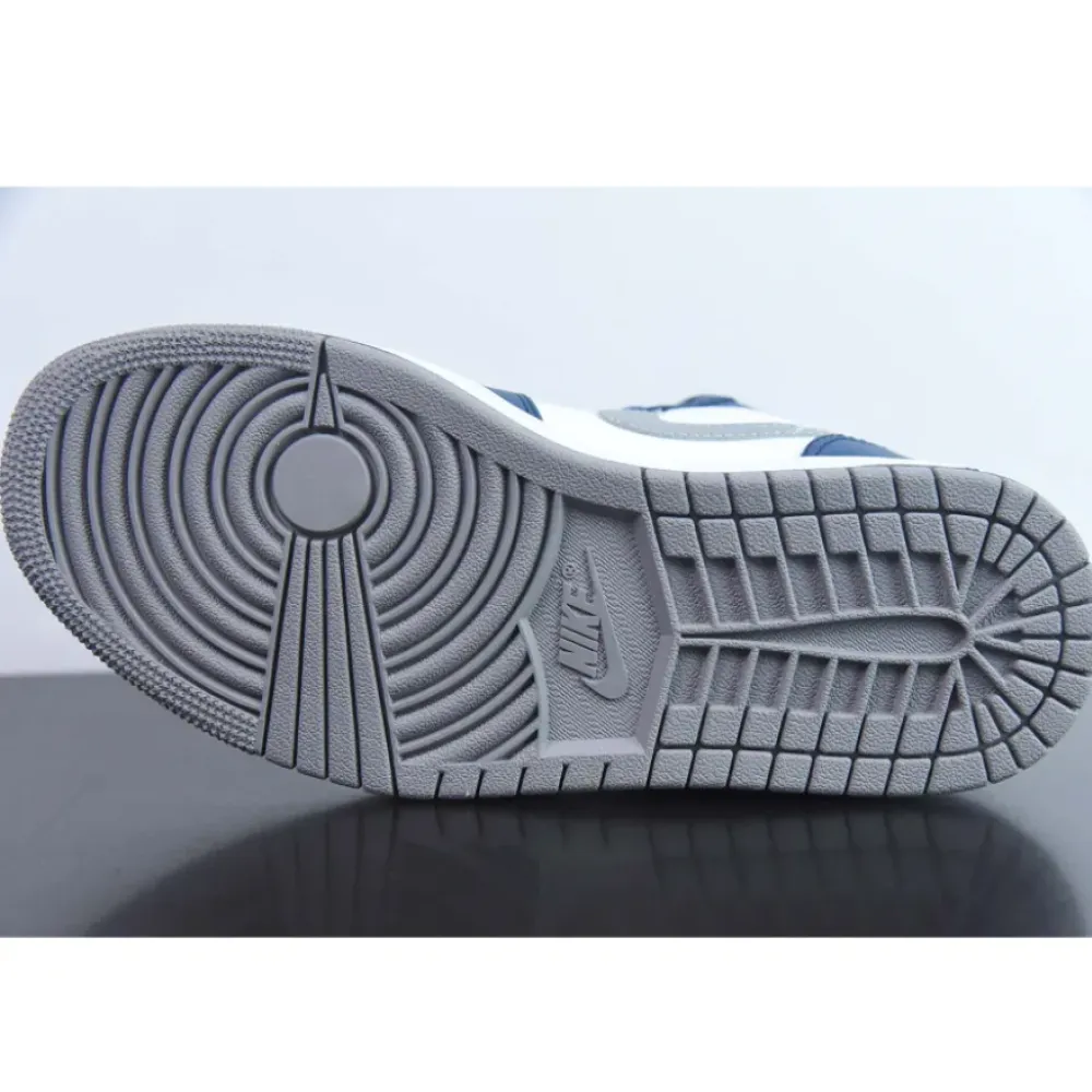 Air Jordan 1 Low True Blue/Cement Grey-White  553558-412