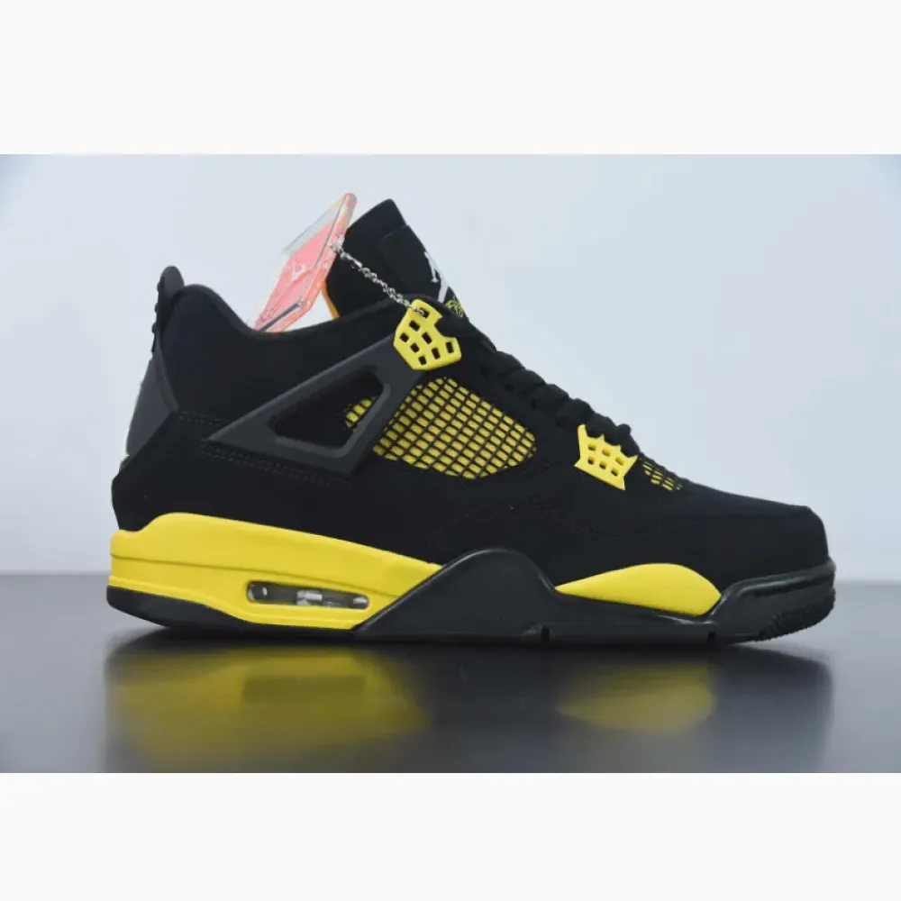 Air Jordan 4 “Thunder 2023” Black/Tour Yellow  DH6927-017