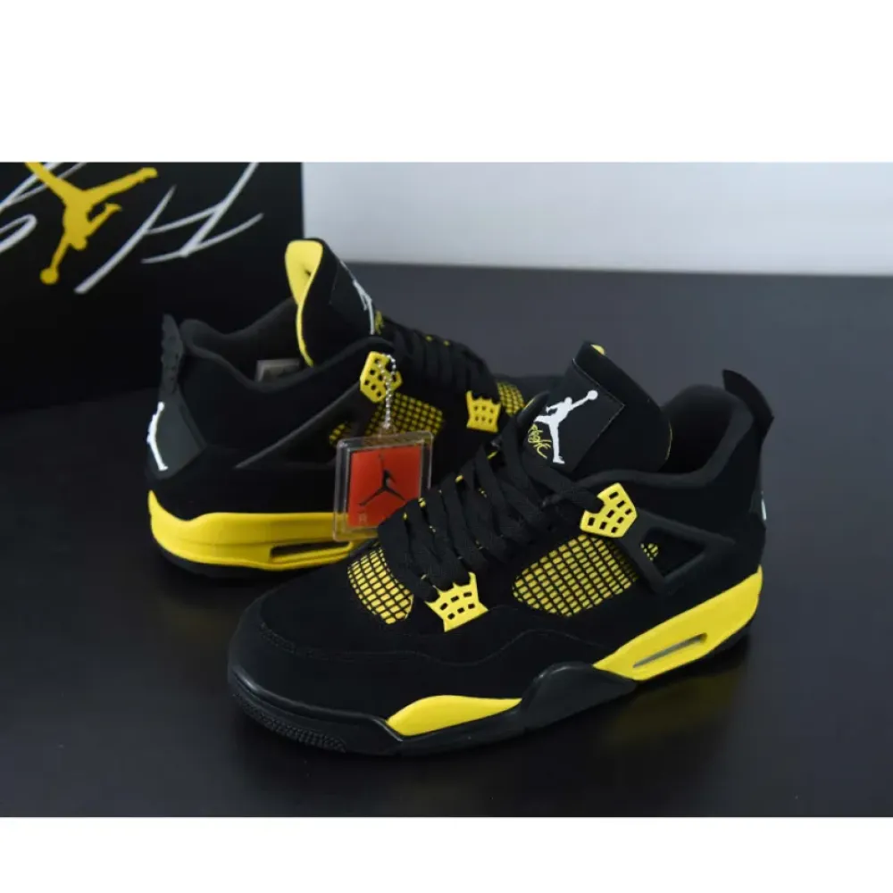 Air Jordan 4 “Thunder 2023” Black/Tour Yellow  DH6927-017
