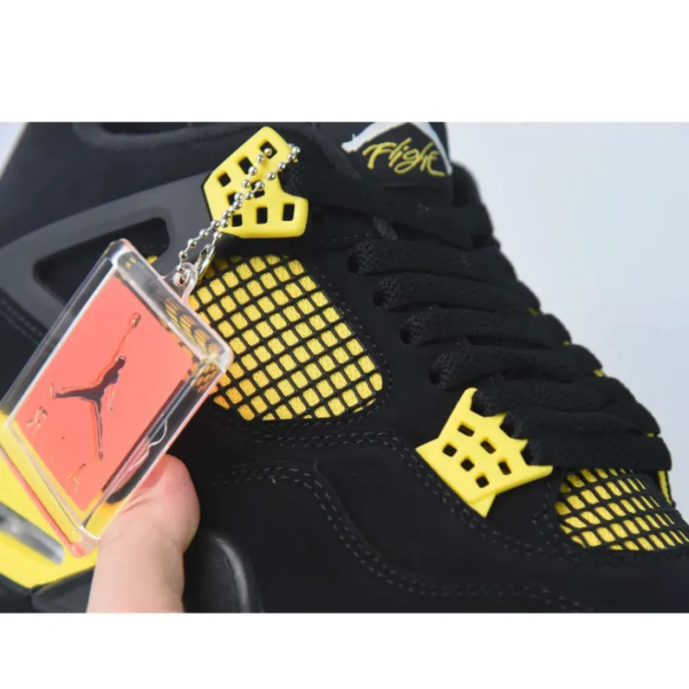 Air Jordan 4 “Thunder 2023” Black/Tour Yellow  DH6927-017