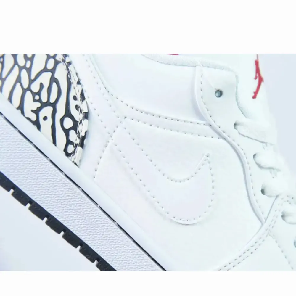 Air Jordan 1 Phat Low White/Varsity Red/Cement Grey 338145-162