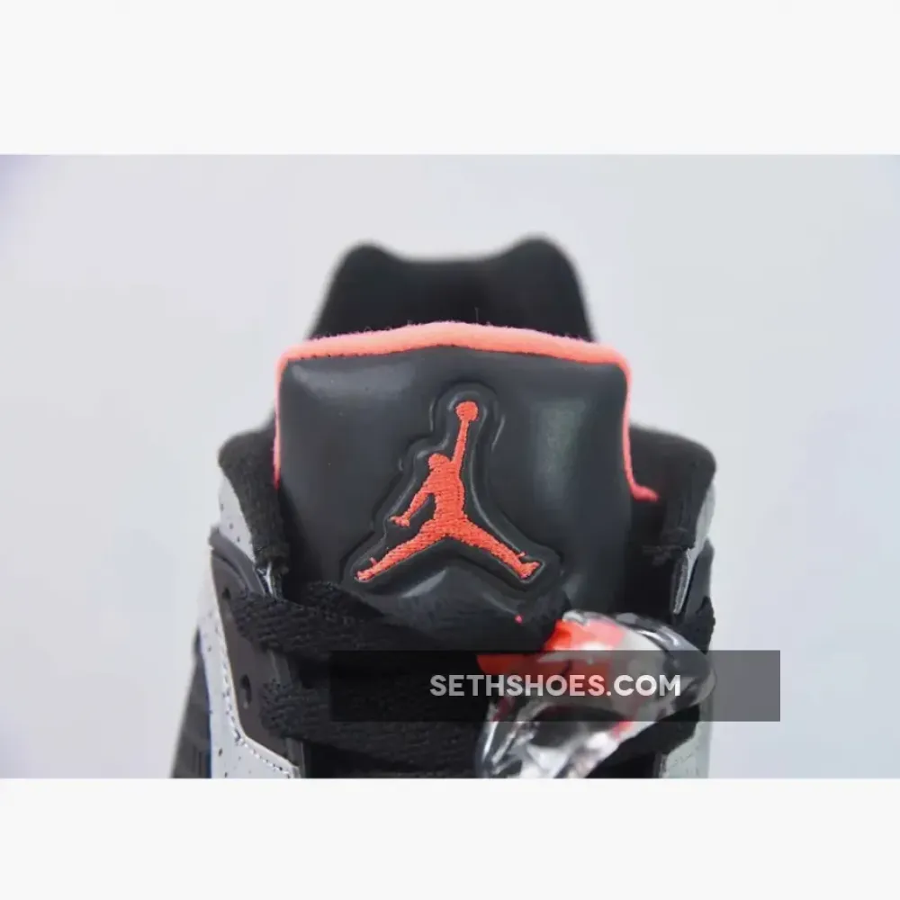 Neymar x Air Jordn 5 Retro Low Reflective Silver/Infrared 23-Black