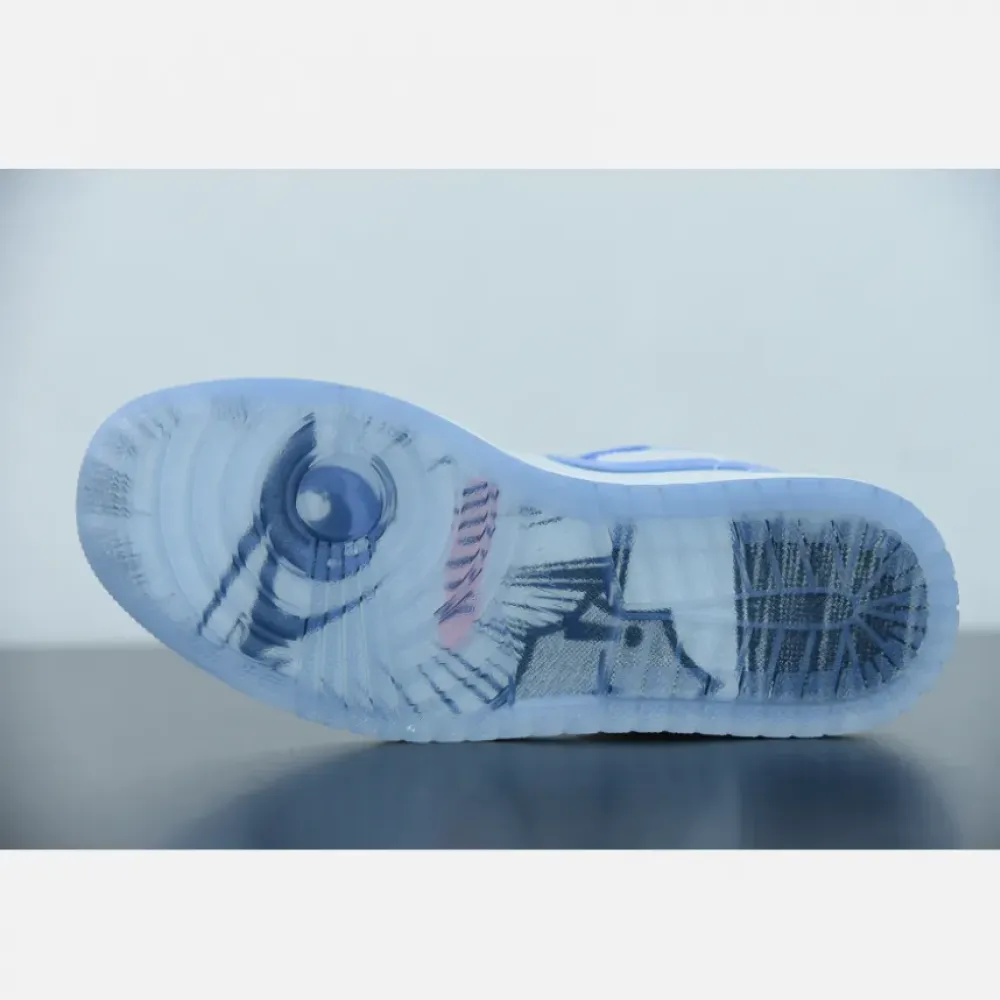 Air Jordan 1 Low ‘Mighty Swooshers’ Blue  DM5442-040