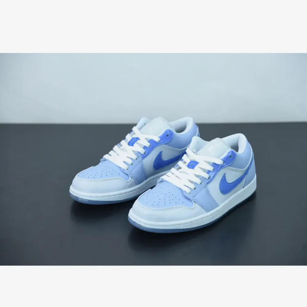 Air Jordan 1 Low ‘Mighty Swooshers’ Blue  DM5442-040