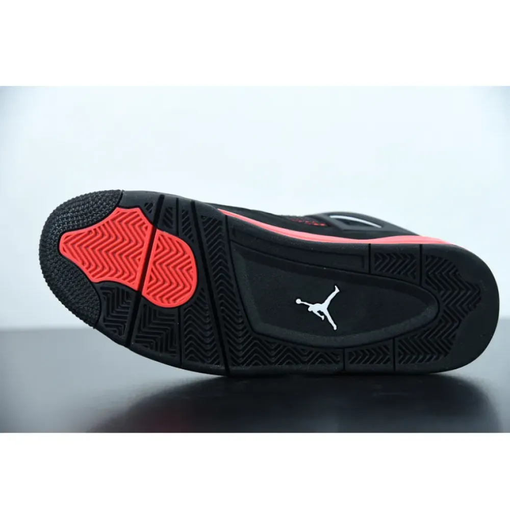 Air Jordan 4 “Red Thunder” Black/White-Red  CT8527-016