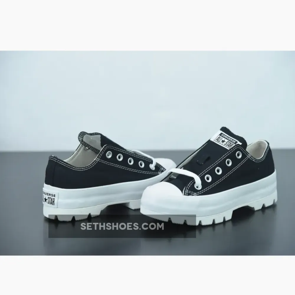 Converse Lugged Canvas Chuck Taylor All Star Low Top Black/White  567681C