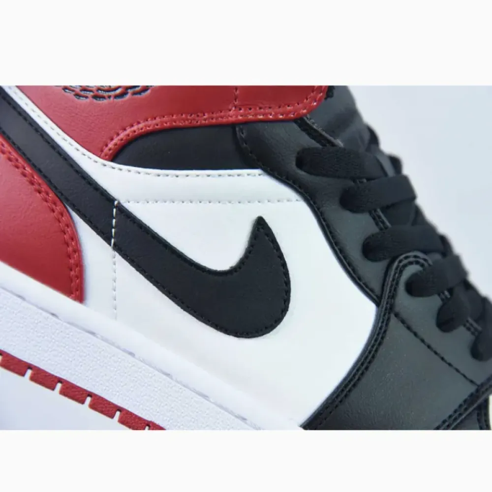 Air Jordan 1 Mid ‘Old Love’ White/Black-Varsity Red  307383-102