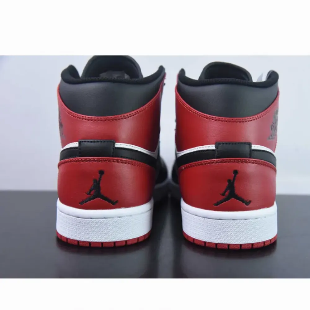 Air Jordan 1 Mid ‘Old Love’ White/Black-Varsity Red  307383-102