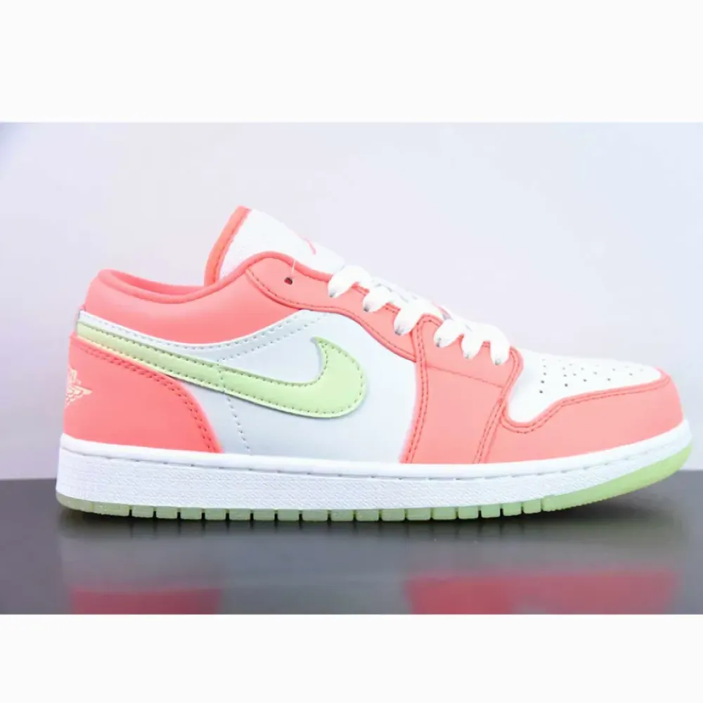 Air Jordan 1 Low Lava Glow/White/Barely Volt  FN6772-671