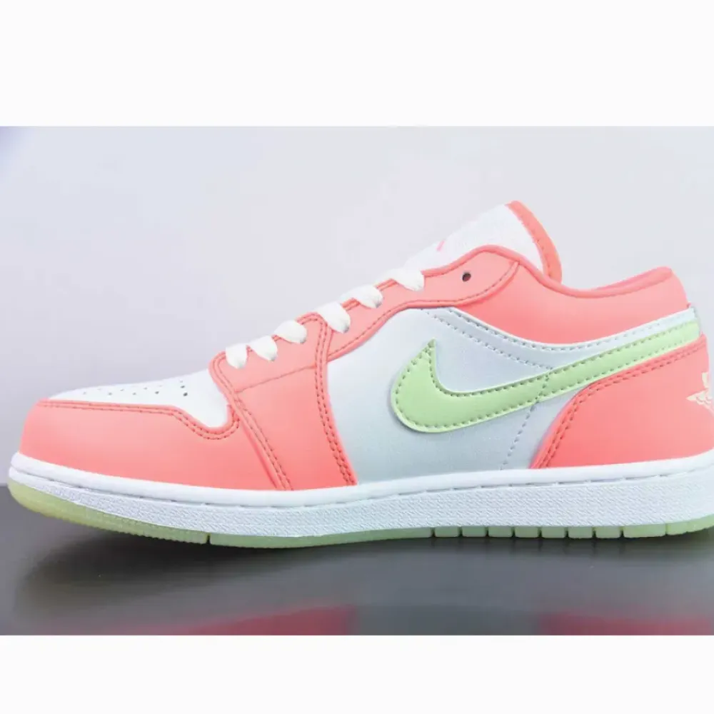 Air Jordan 1 Low Lava Glow/White/Barely Volt  FN6772-671