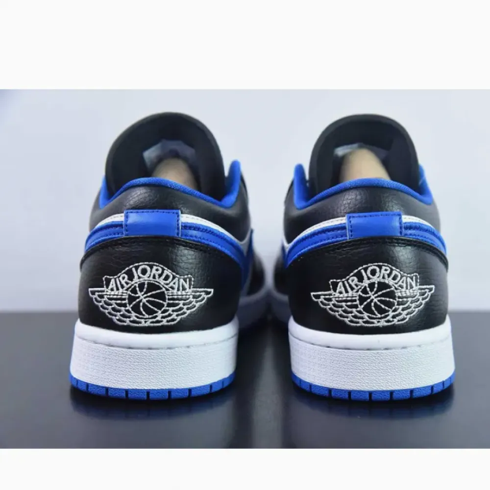 Air Jordan 1 Low Black/White-Game Royal  553558-007
