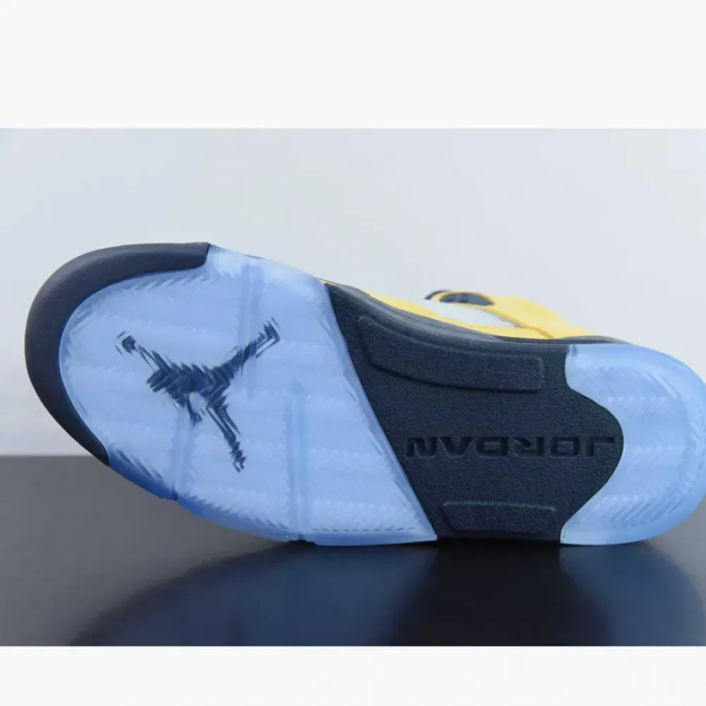 Air Jordan 5 Retro Michigan Amarillo/College Navy  CQ9541-704