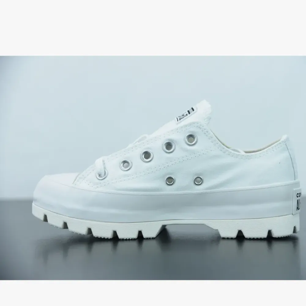 Converse Lugged Canvas Chuck Taylor All Star Low Top Triple White  567680C