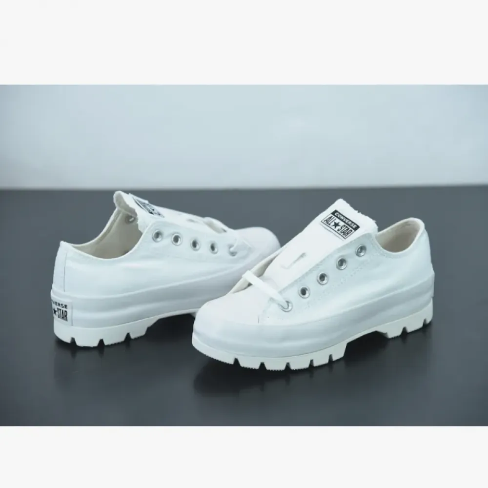 Converse Lugged Canvas Chuck Taylor All Star Low Top Triple White  567680C