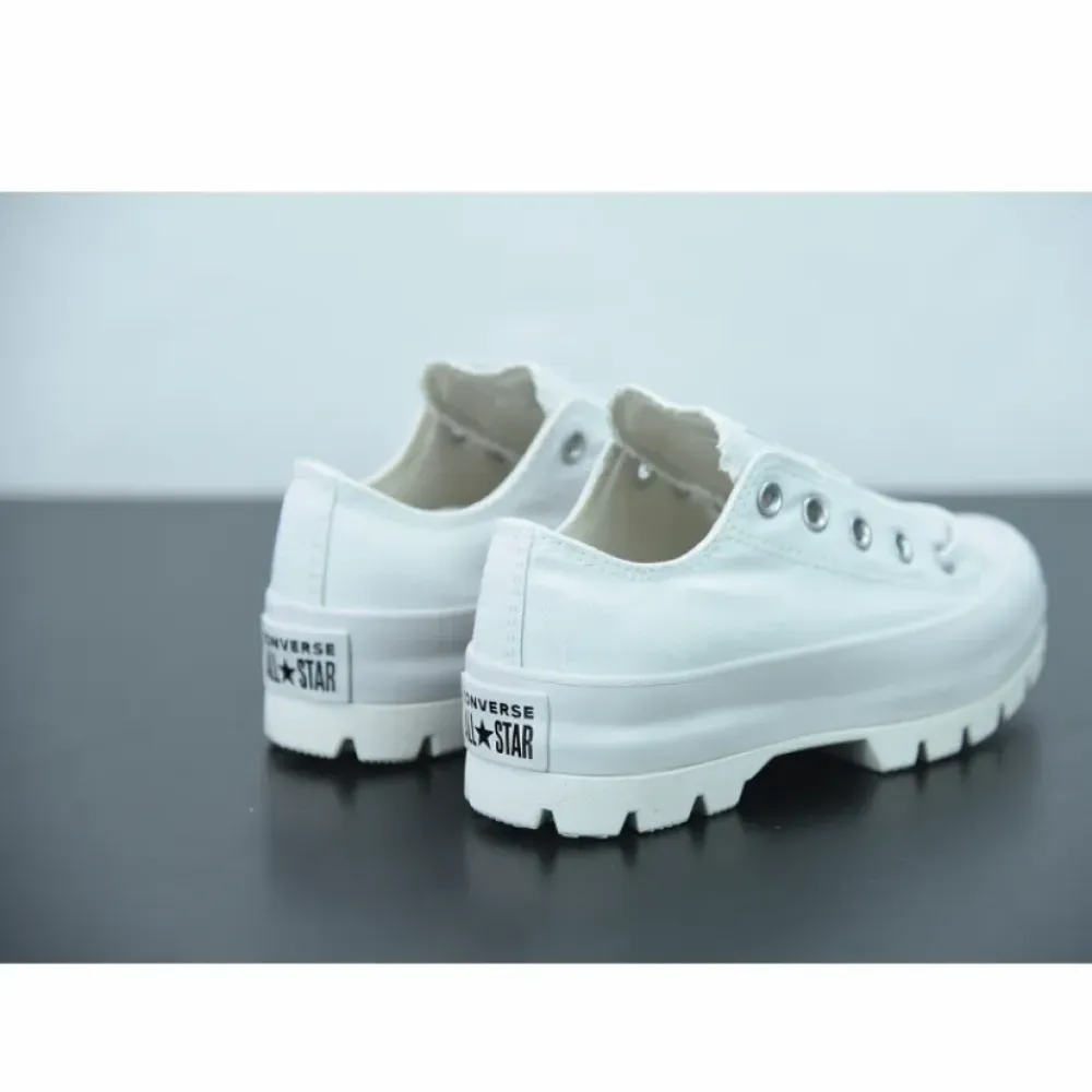 Converse Lugged Canvas Chuck Taylor All Star Low Top Triple White  567680C