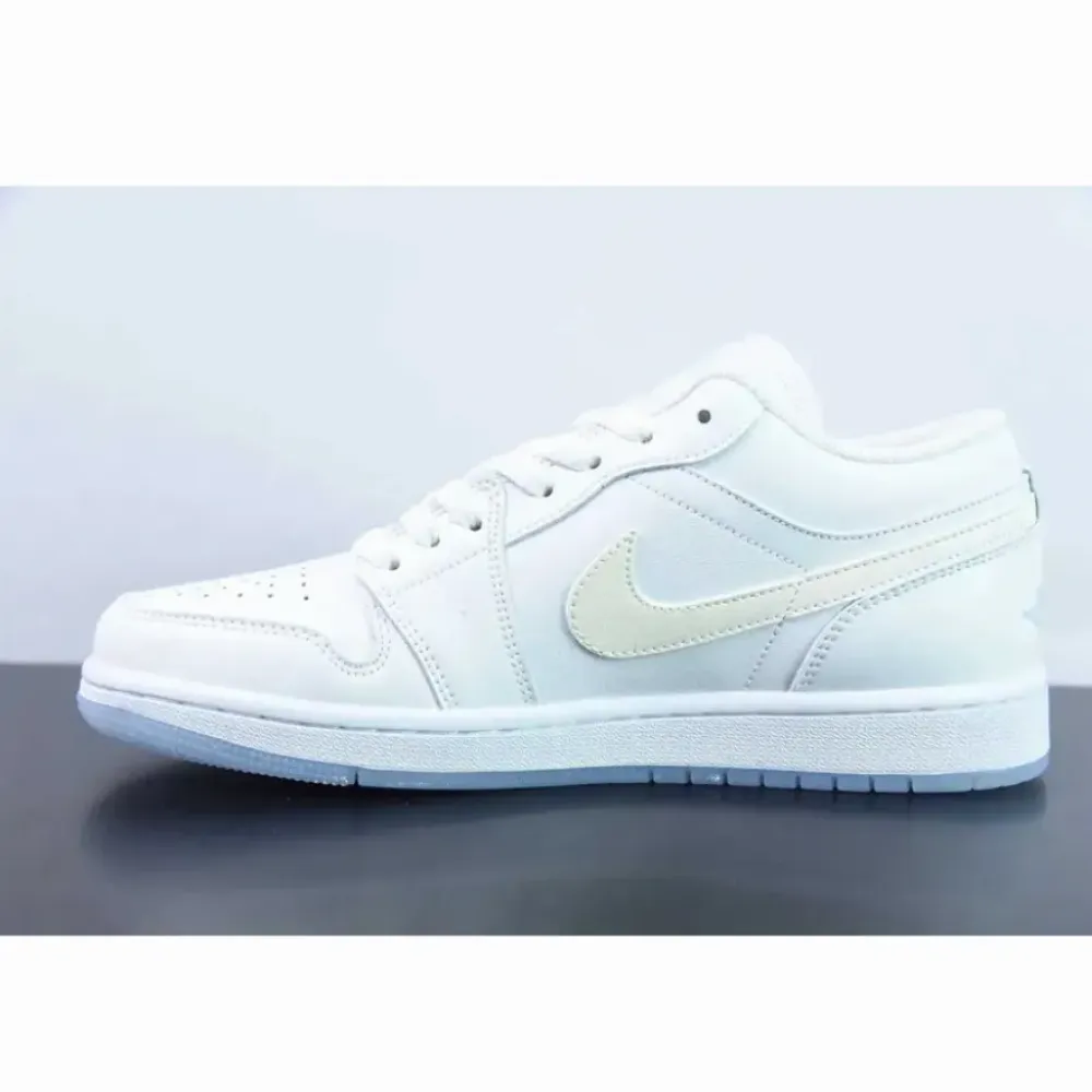 Air Jordan 1 Low ‘Glitter Swoosh’ White  FQ9112-100