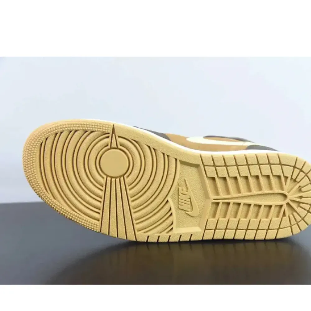 Air Jordan 1 Mid Cacao Wow/Luminous Green-Geode Teal  DZ6335-200