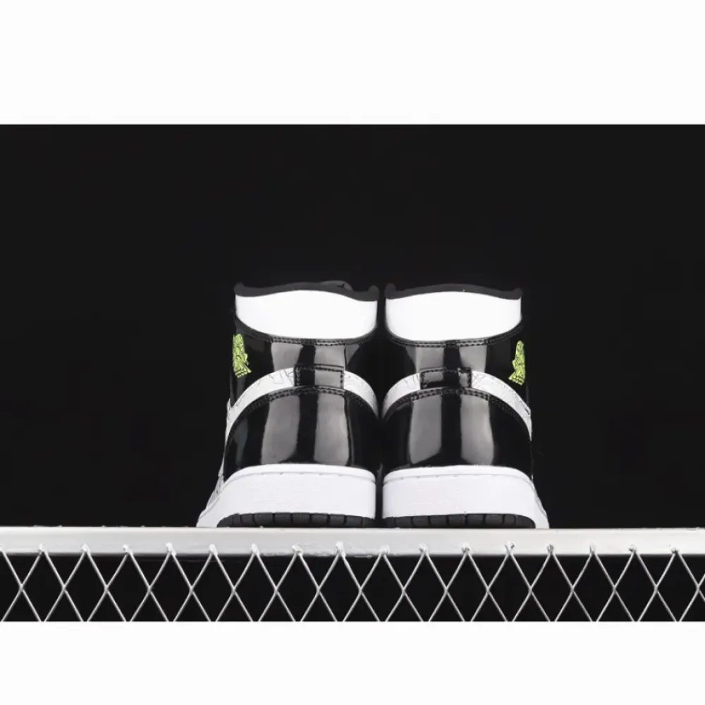 Air Jordan 1 Mid “DIY” White/Black-Volt DC4099-100