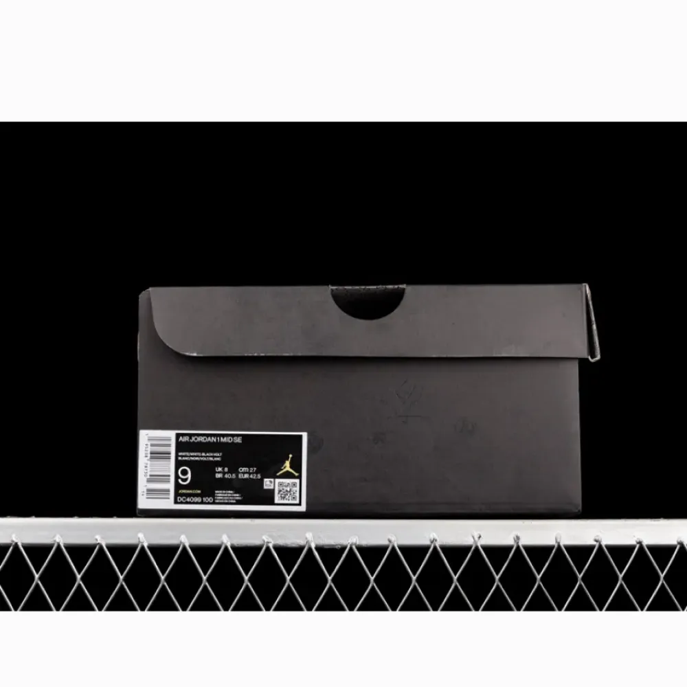 Air Jordan 1 Mid “DIY” White/Black-Volt DC4099-100