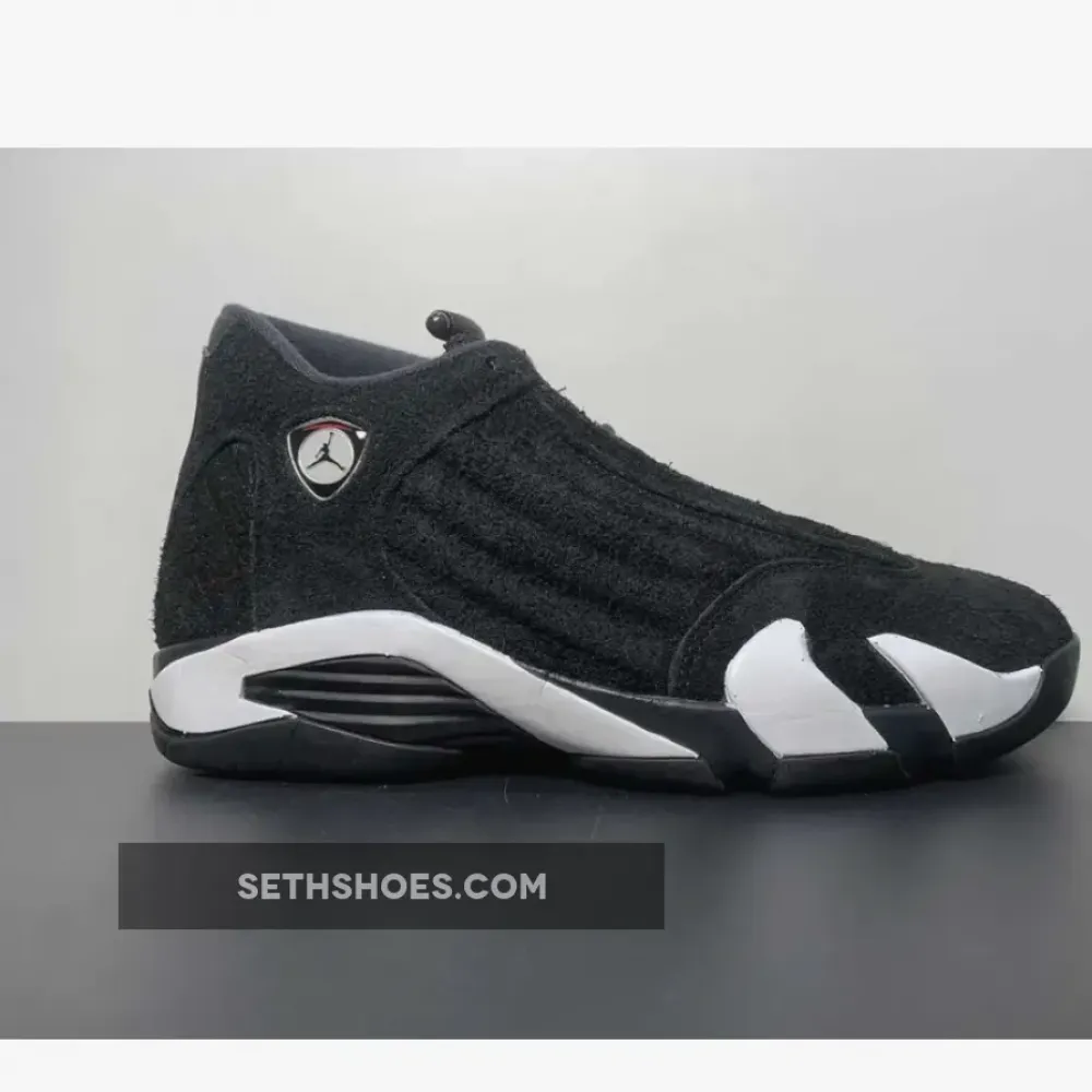 Air Jordan 14 ‘Panda’ Black/White-University Red  487471-016