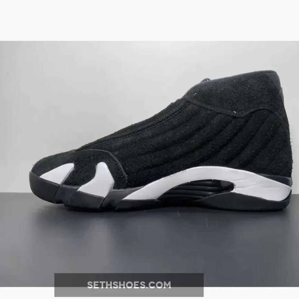 Air Jordan 14 ‘Panda’ Black/White-University Red  487471-016