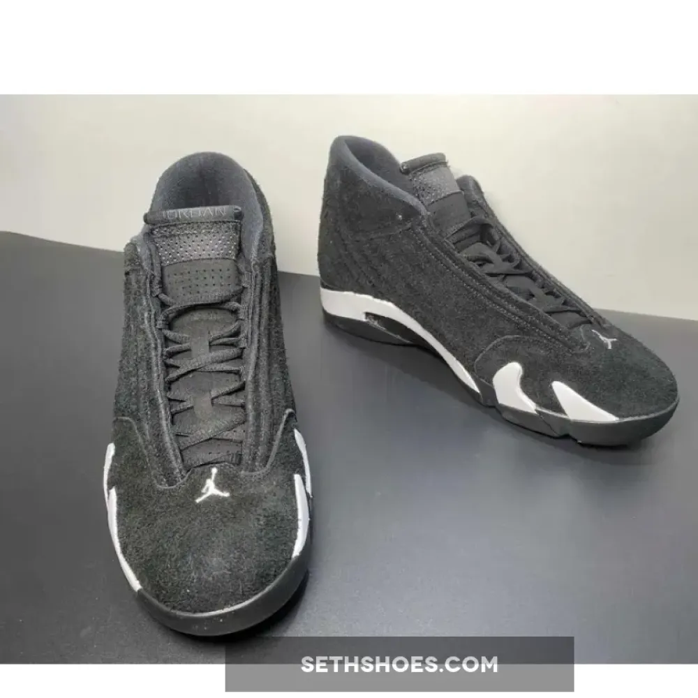 Air Jordan 14 ‘Panda’ Black/White-University Red  487471-016