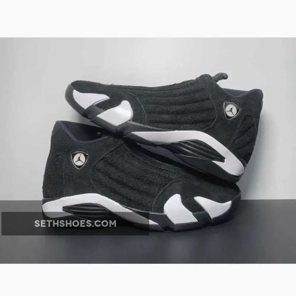 Air Jordan 14 ‘Panda’ Black/White-University Red  487471-016