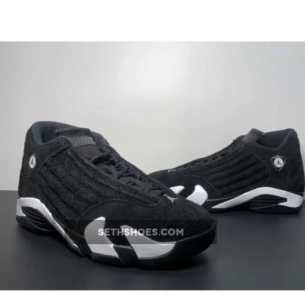 Air Jordan 14 ‘Panda’ Black/White-University Red  487471-016