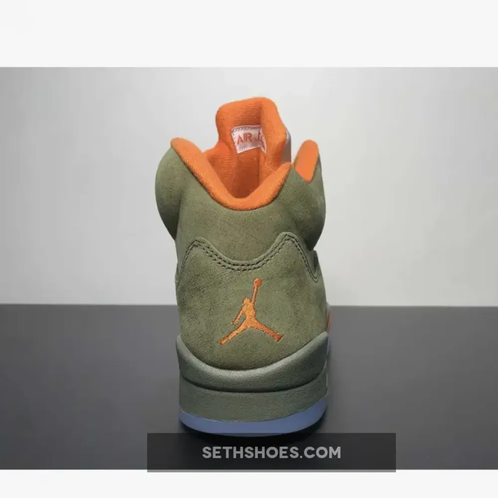 Air Jordan 5 Army Olive/Solar Orange DD0587-308