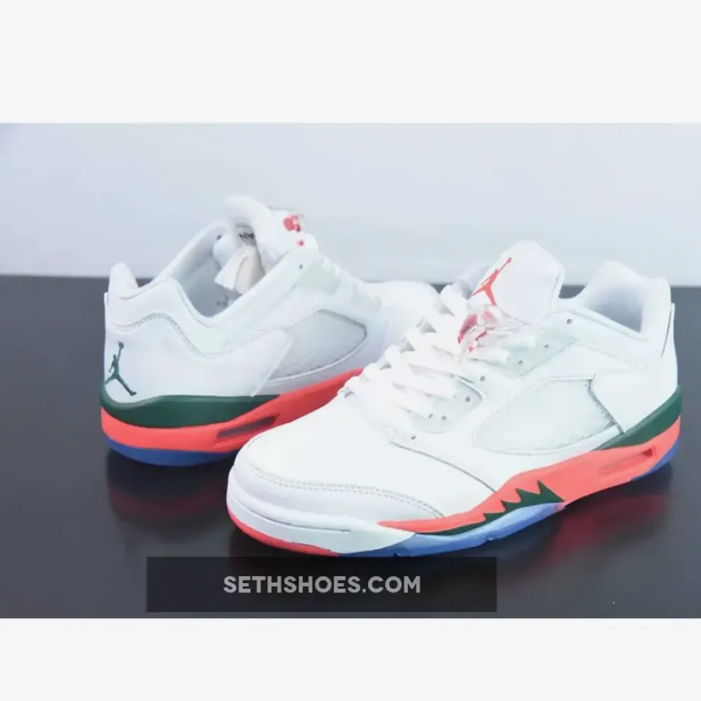 Air Jordan 5 Retro Low “Hurricanes”  FQ5436-002