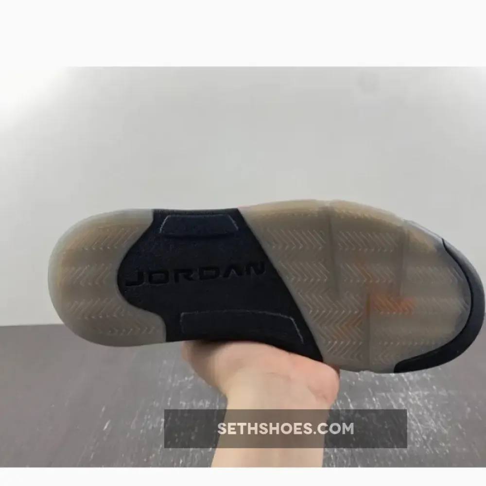 Air Jordan 5 Plaid Black/Total Orange  FD4814-008