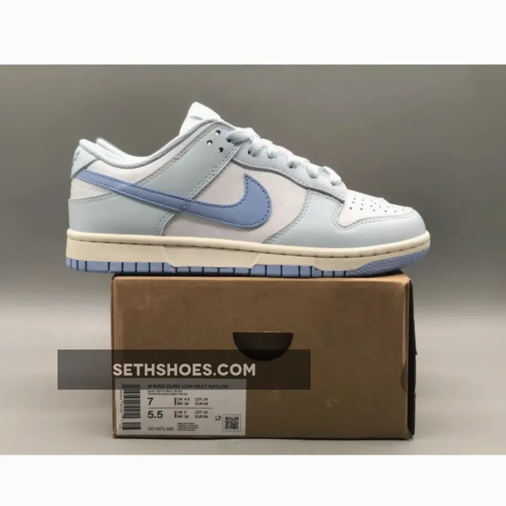 Nike Dunk Low Next Nature Blue Tint/Cobalt Bliss-White DD1873-400