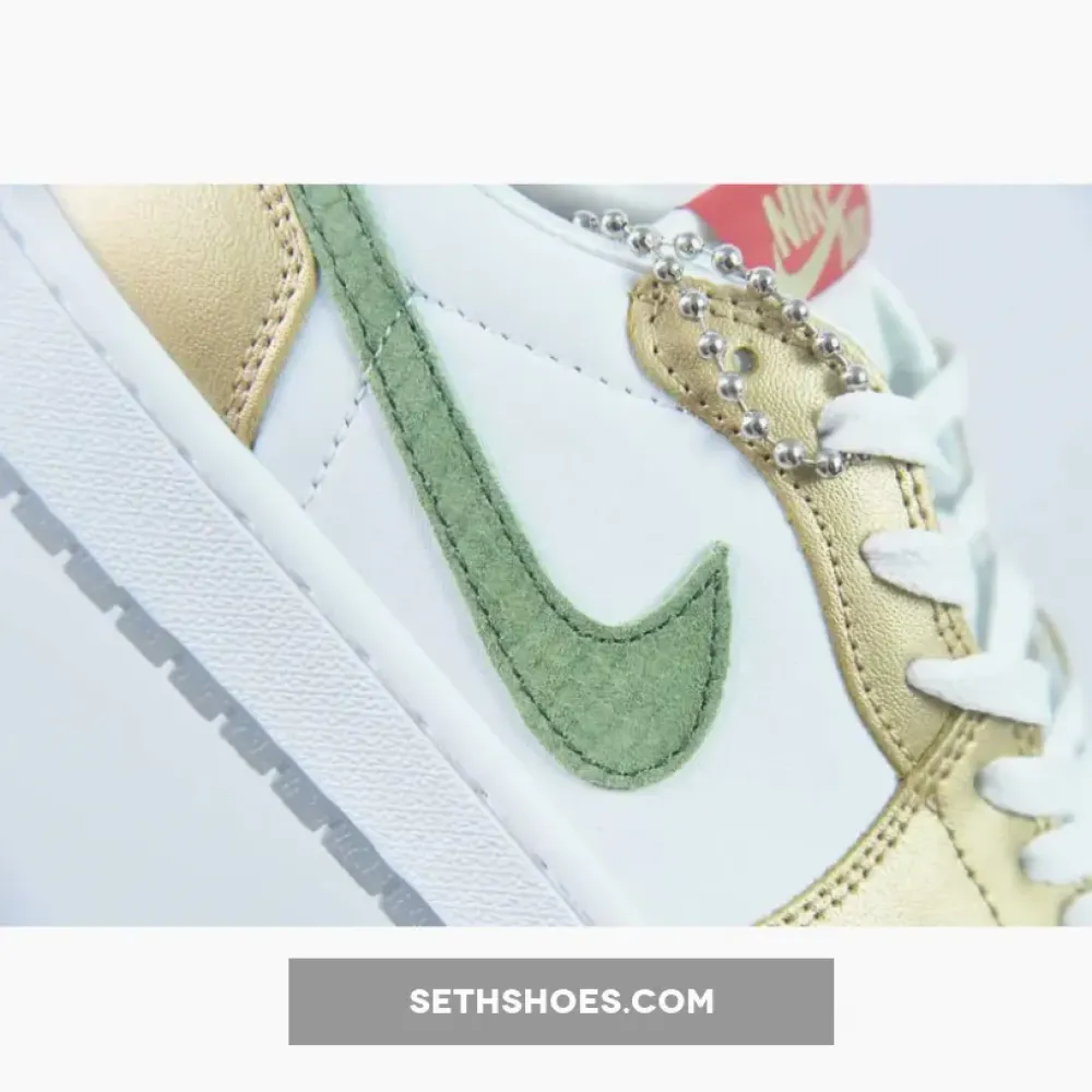 Air Jordan 1 Low OG “Year of the Dragon” Sail/Metallic Gold Grain FQ6593-100