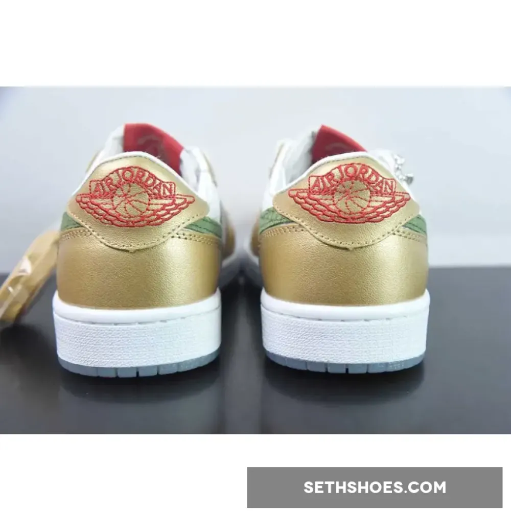 Air Jordan 1 Low OG “Year of the Dragon” Sail/Metallic Gold Grain FQ6593-100
