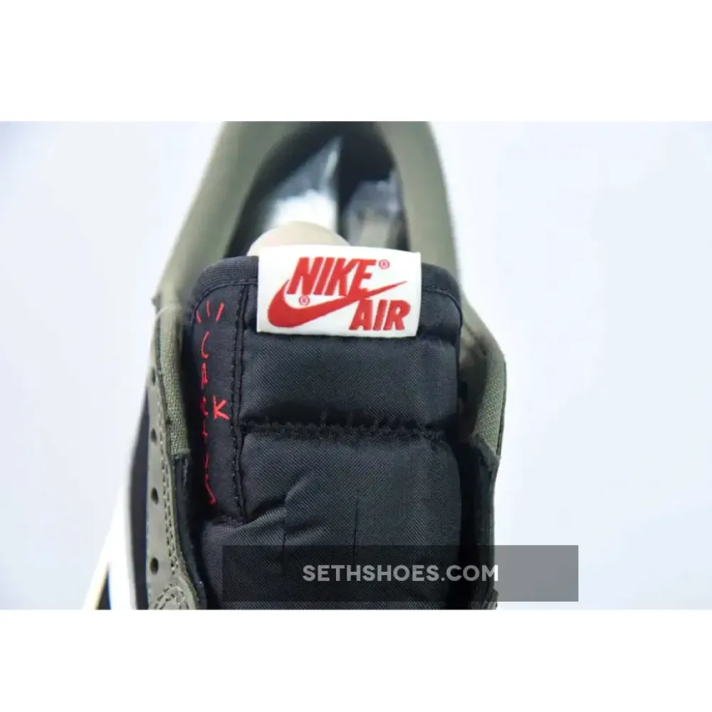 Travis Scott x Air Jordan 1 Low OG “Black Olive”  DM7866-002