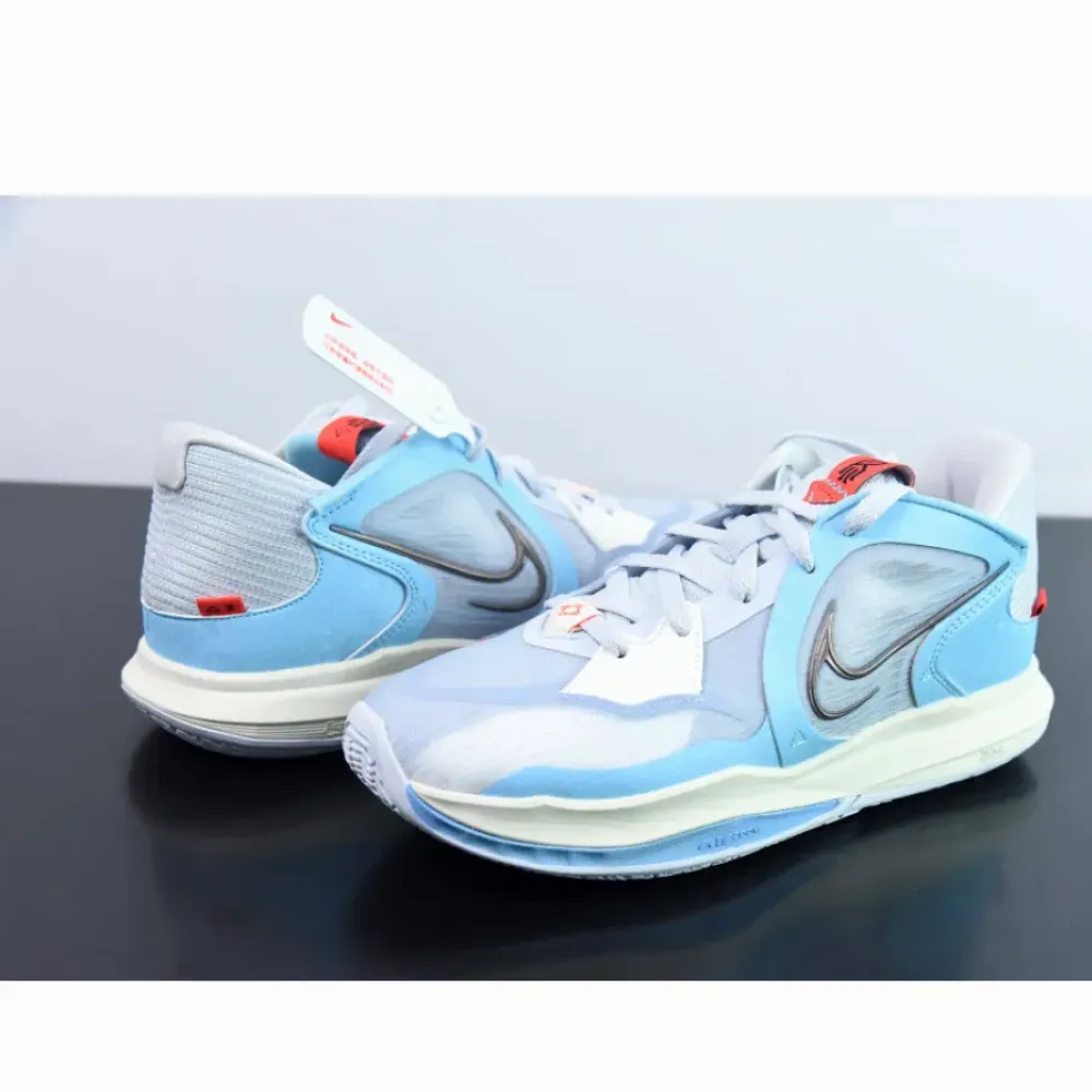 Nike Kyrie Low 5 Football Grey/Black/Blue Chill/Sail DJ6012-003 (Copy)